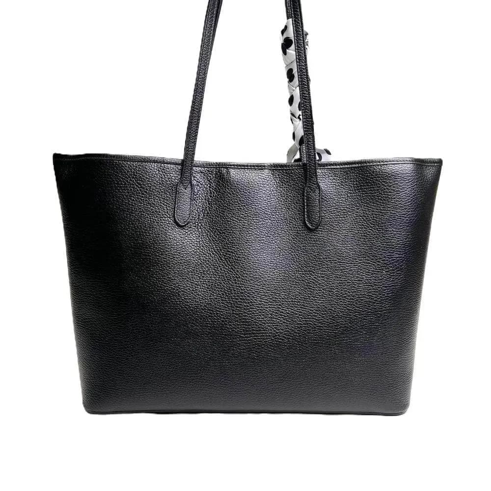 Kožená Italská kabelka Sovana černá