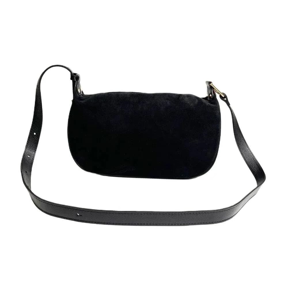 Kožená Italská kabelka Verona černá