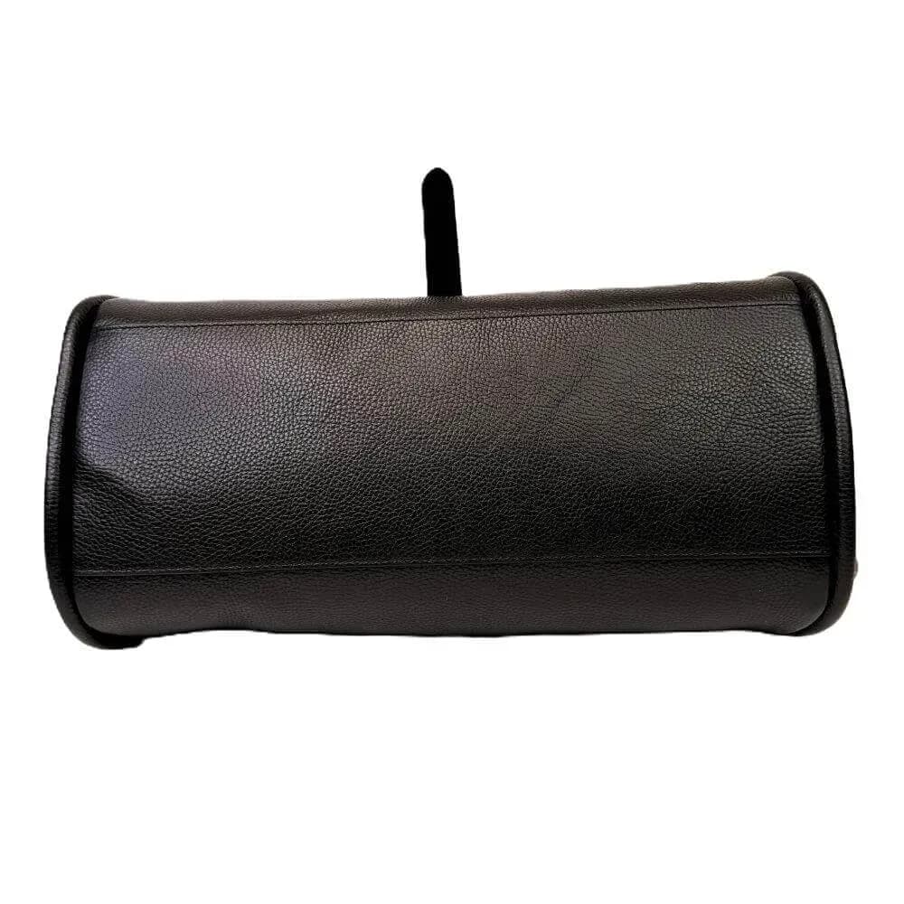 Kožená Italská kabelka Elis černá