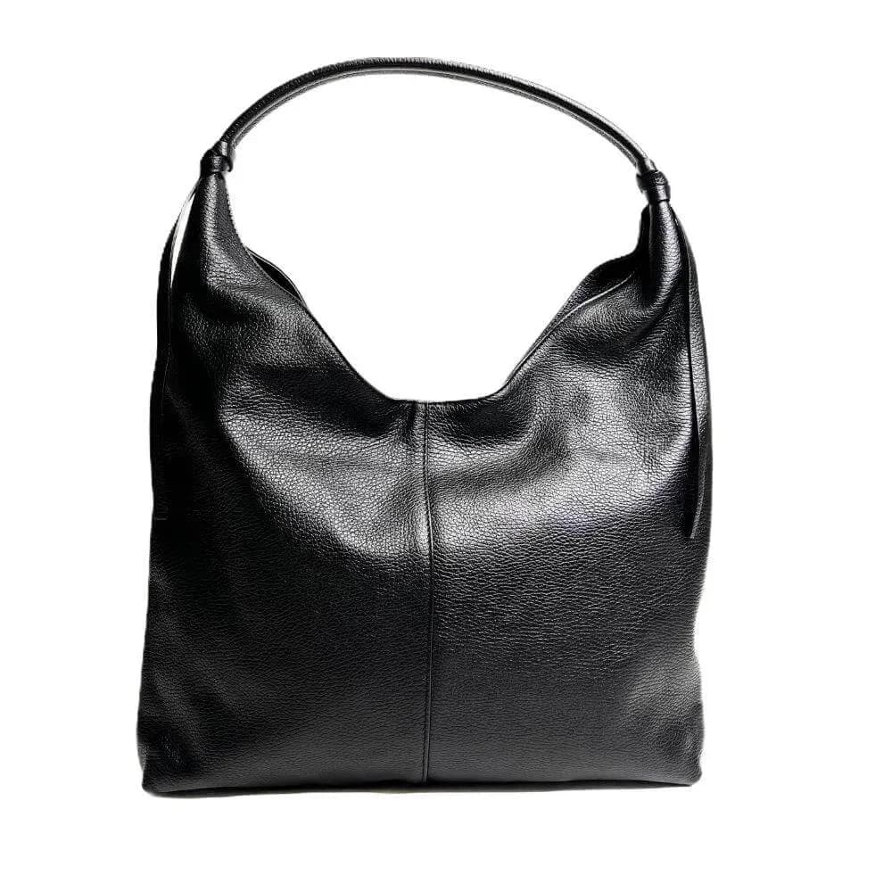 Kožená Italská kabelka Ventara černá