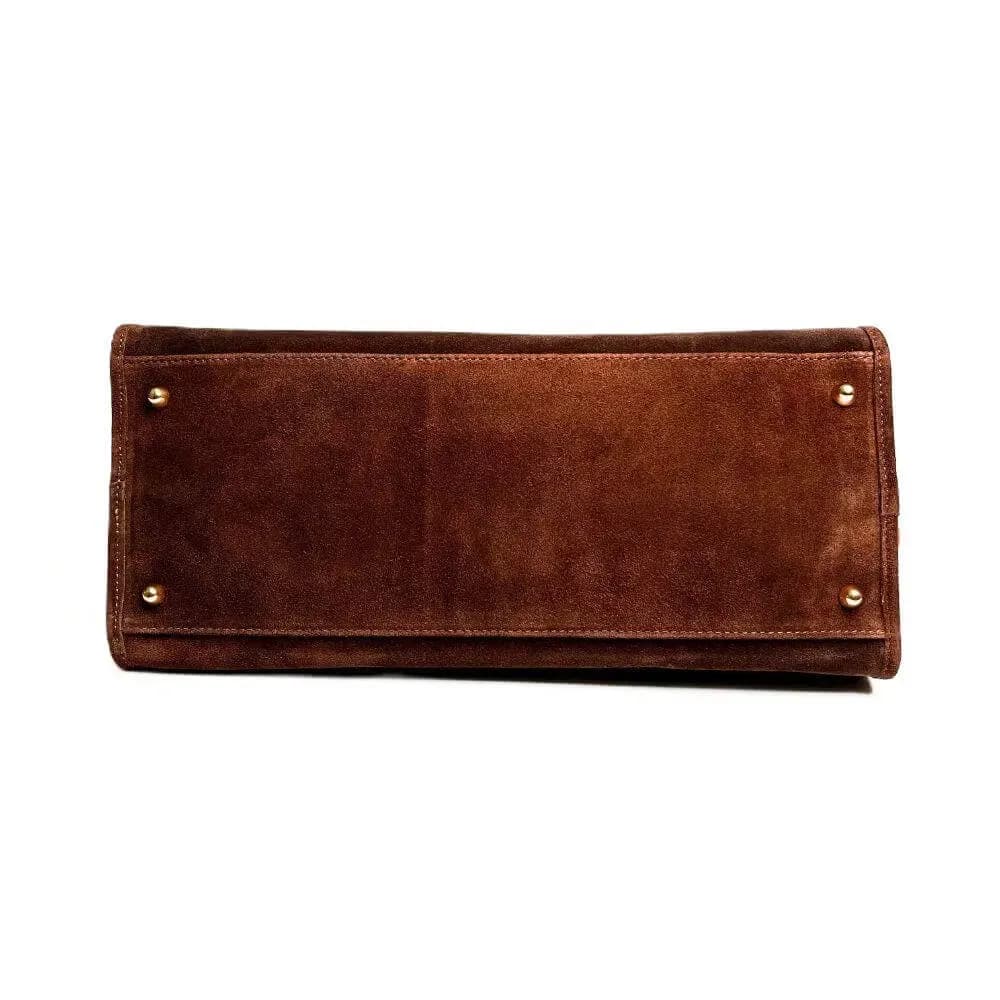 Kožená Italská kabelka Noreta koňak