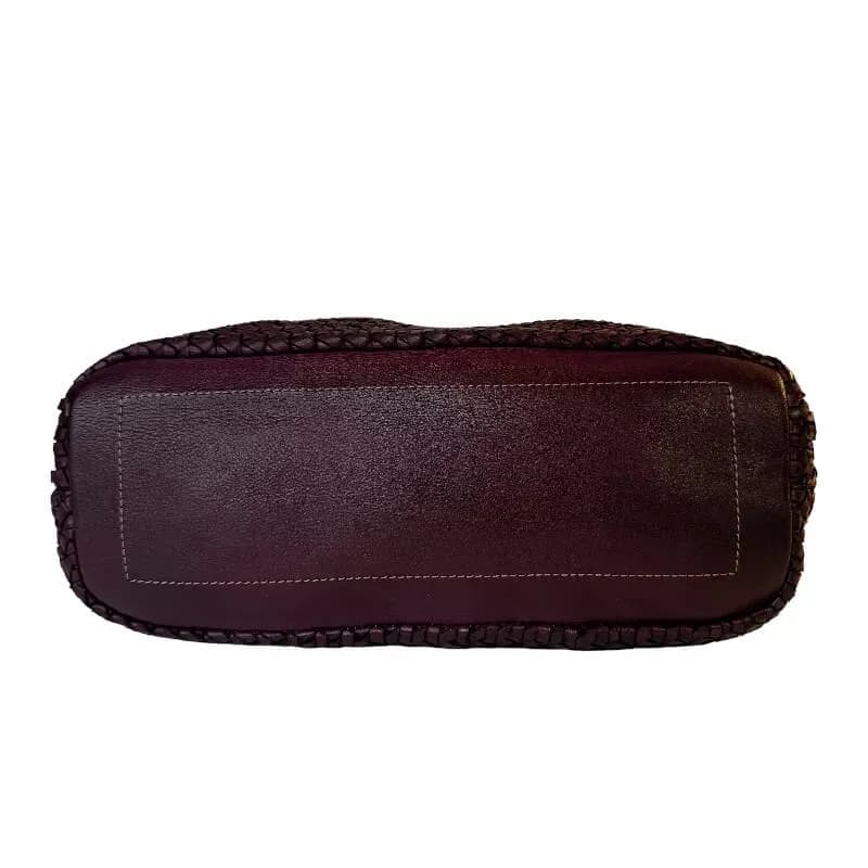 Kožená Italská kabelka Darle vínová