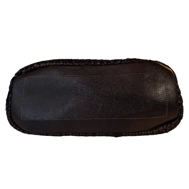 Kožená Italská kabelka Darle tmavě hnědá