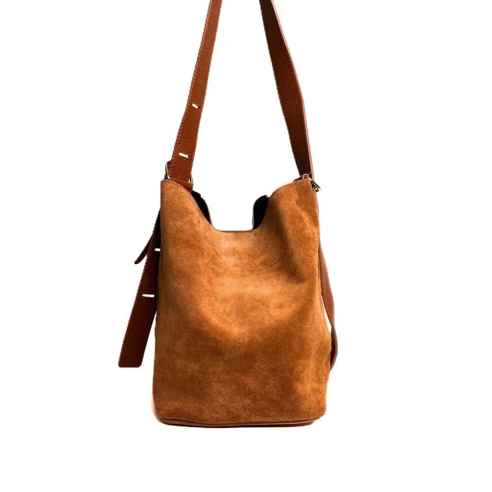 Kožená Italská kabelka Amore koňak