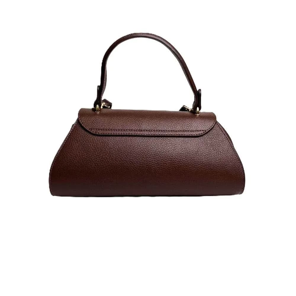 Kožená Italská kabelka Ferena hnědá