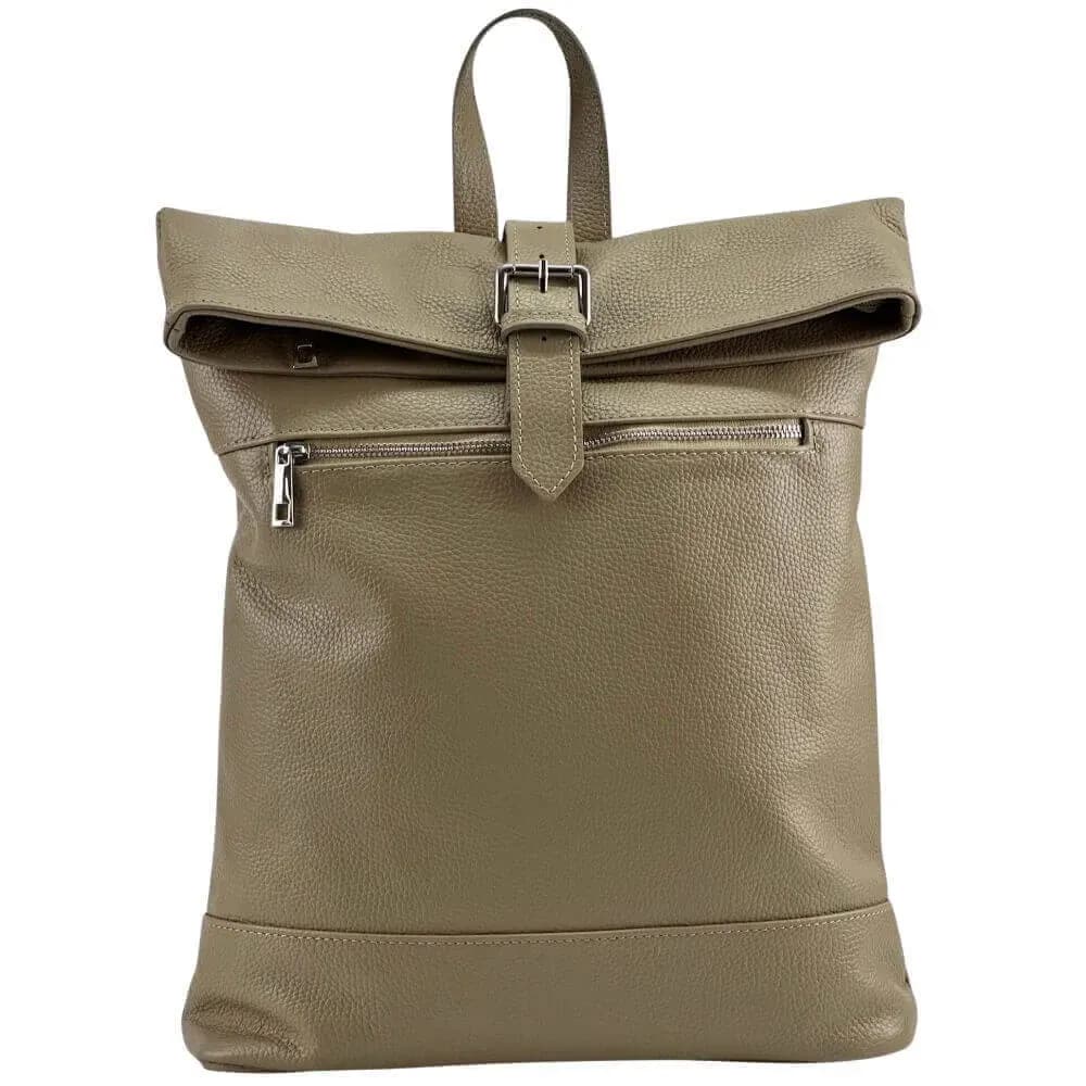 Kožený batoh Milano taupe