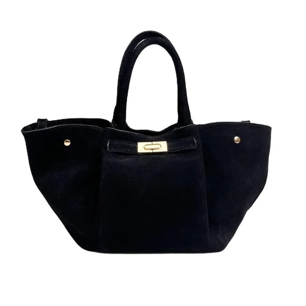 Kožená Italská kabelka Belmira černá