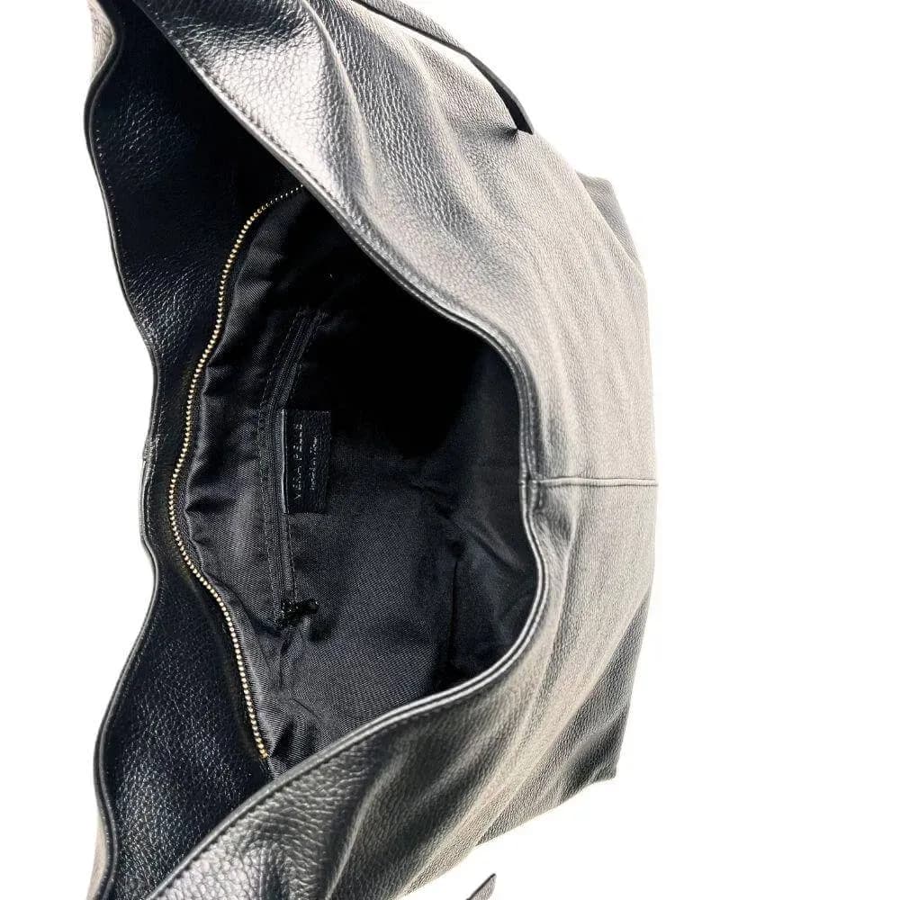 Kožená Italská kabelka Ventara černá