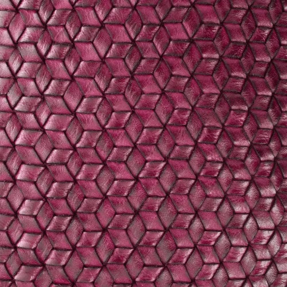 Kožená Italská crossbody kabelka Lyra vínová