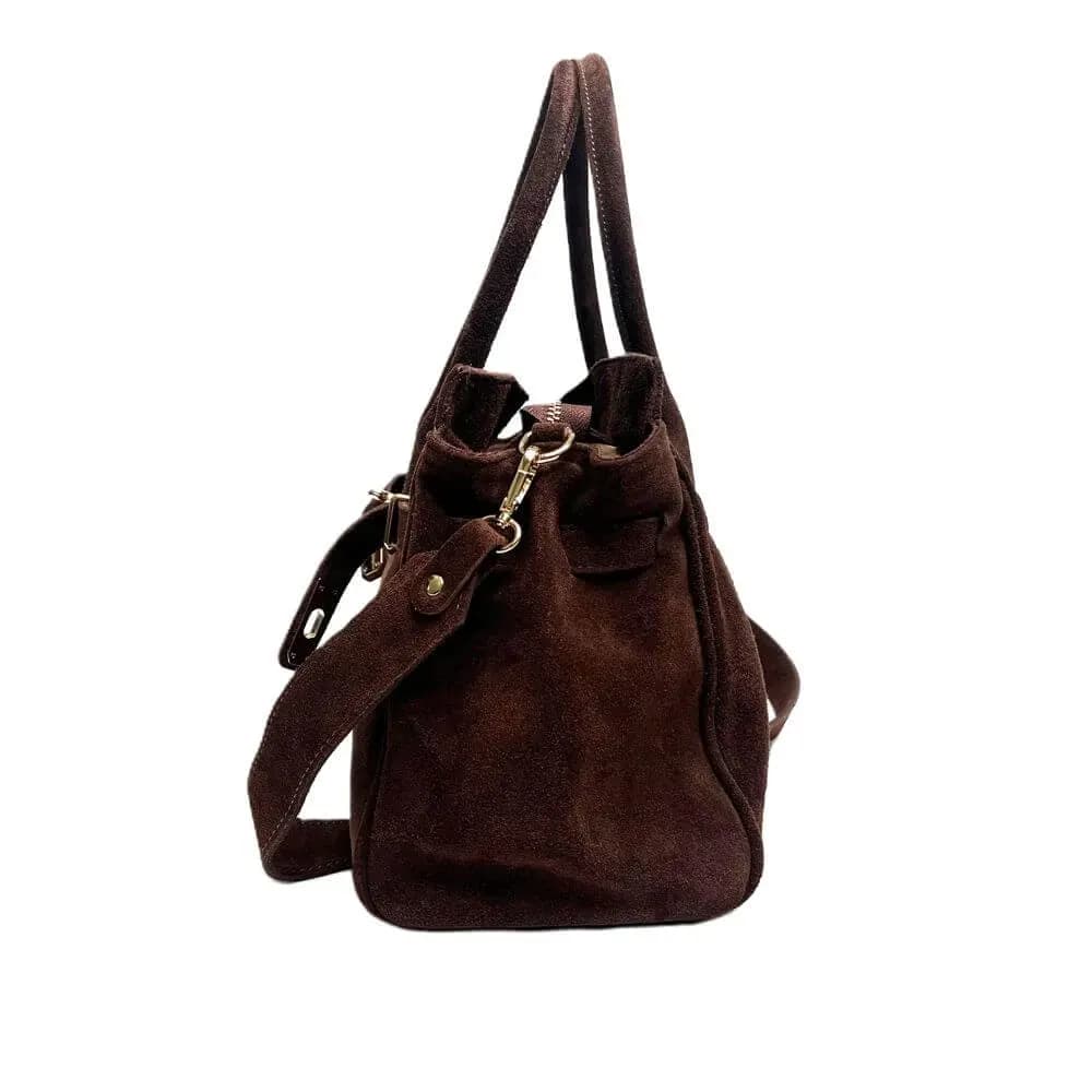 Kožená Italská kabelka Valone hnědá