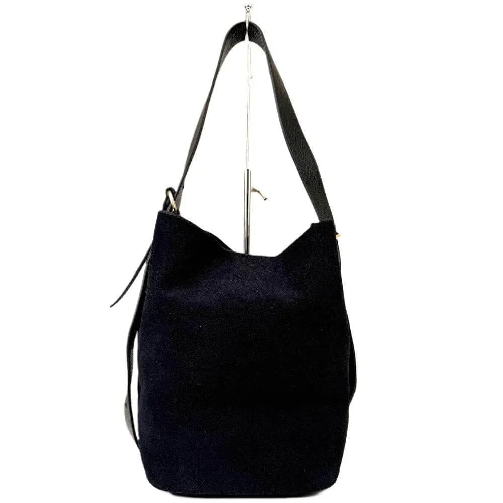 Kožená Italská kabelka Amore černá