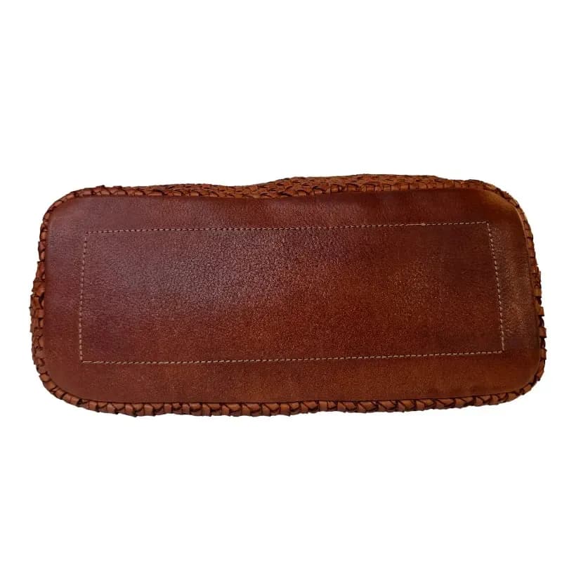 Kožená Italská kabelka Darle koňak