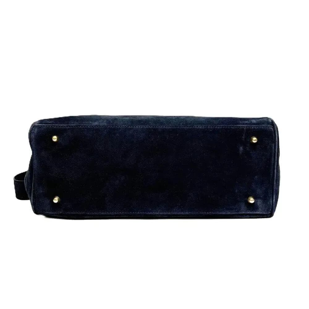 Kožená Italská kabelka Valone černá