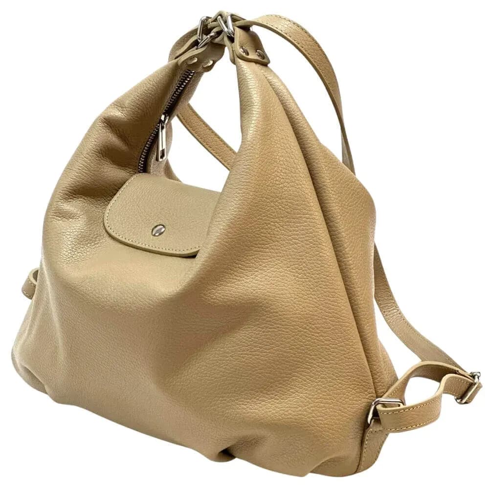 kabelka / batoh 2v1 Mari v taupe barvě