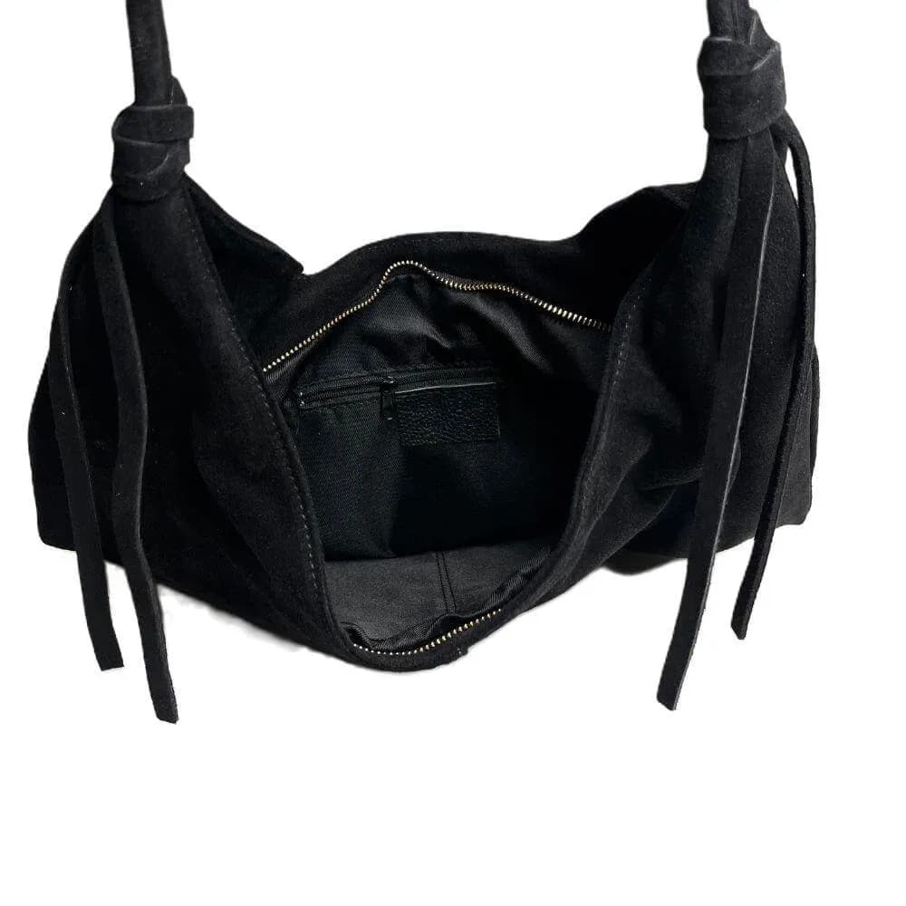 Kožená Italská kabelka Regina černá