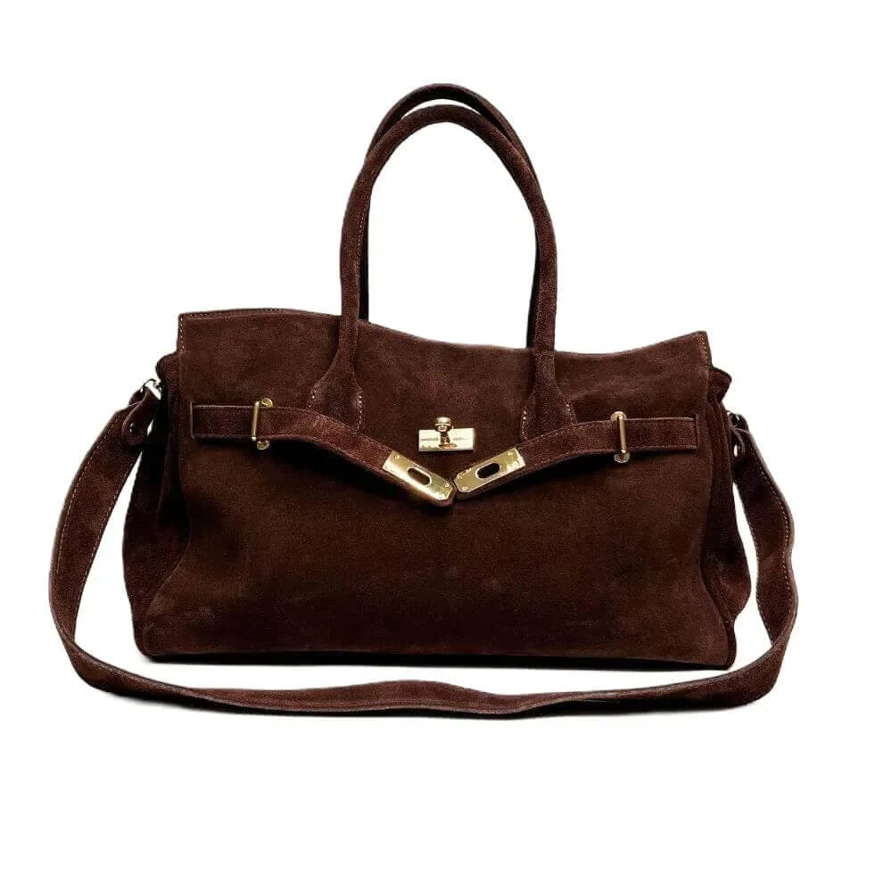 Kožená Italská kabelka Valone hnědá