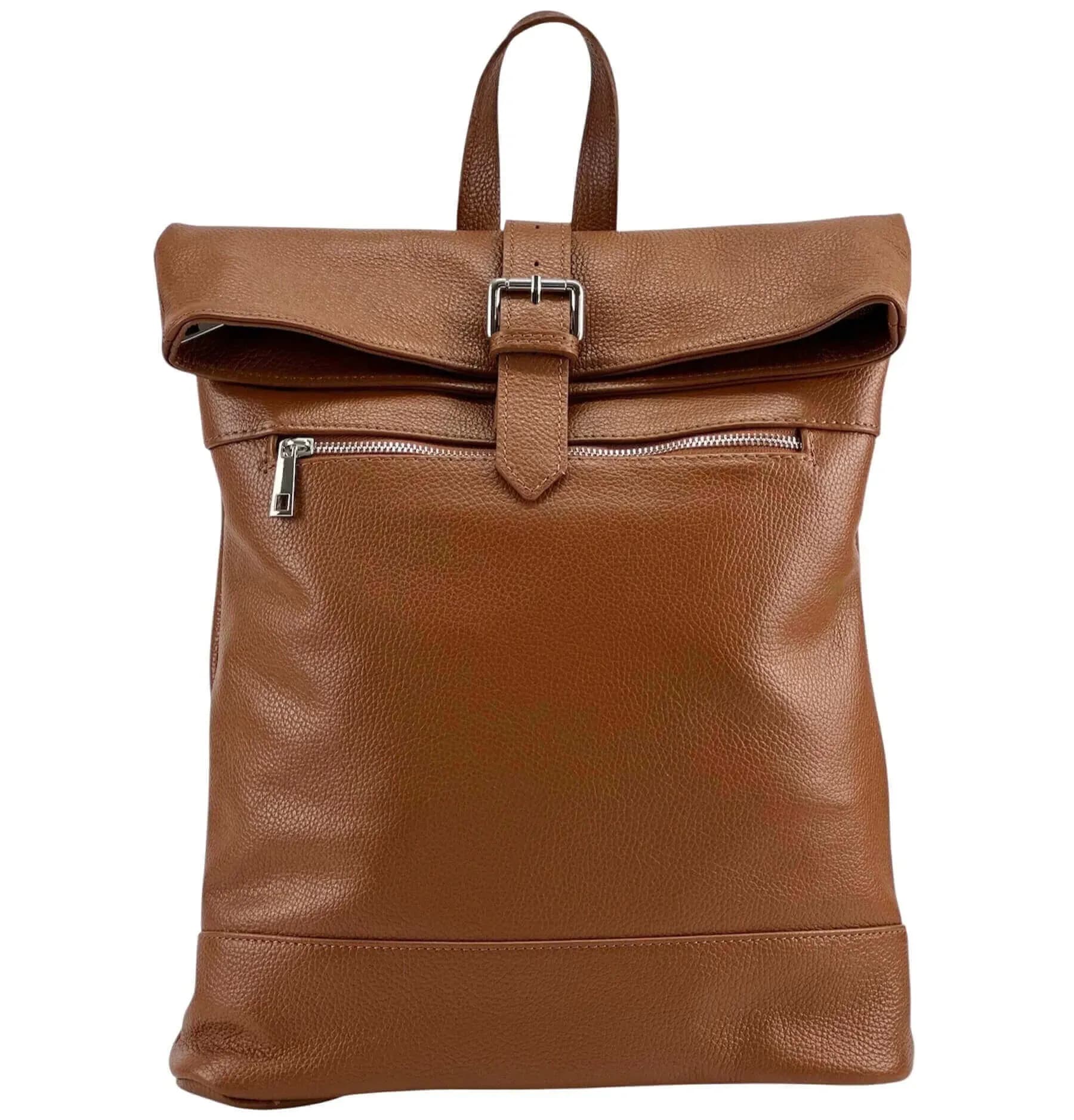 Kožený batoh Milano koňakový