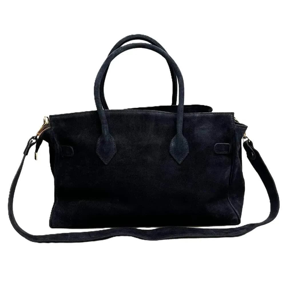 Kožená Italská kabelka Valone černá