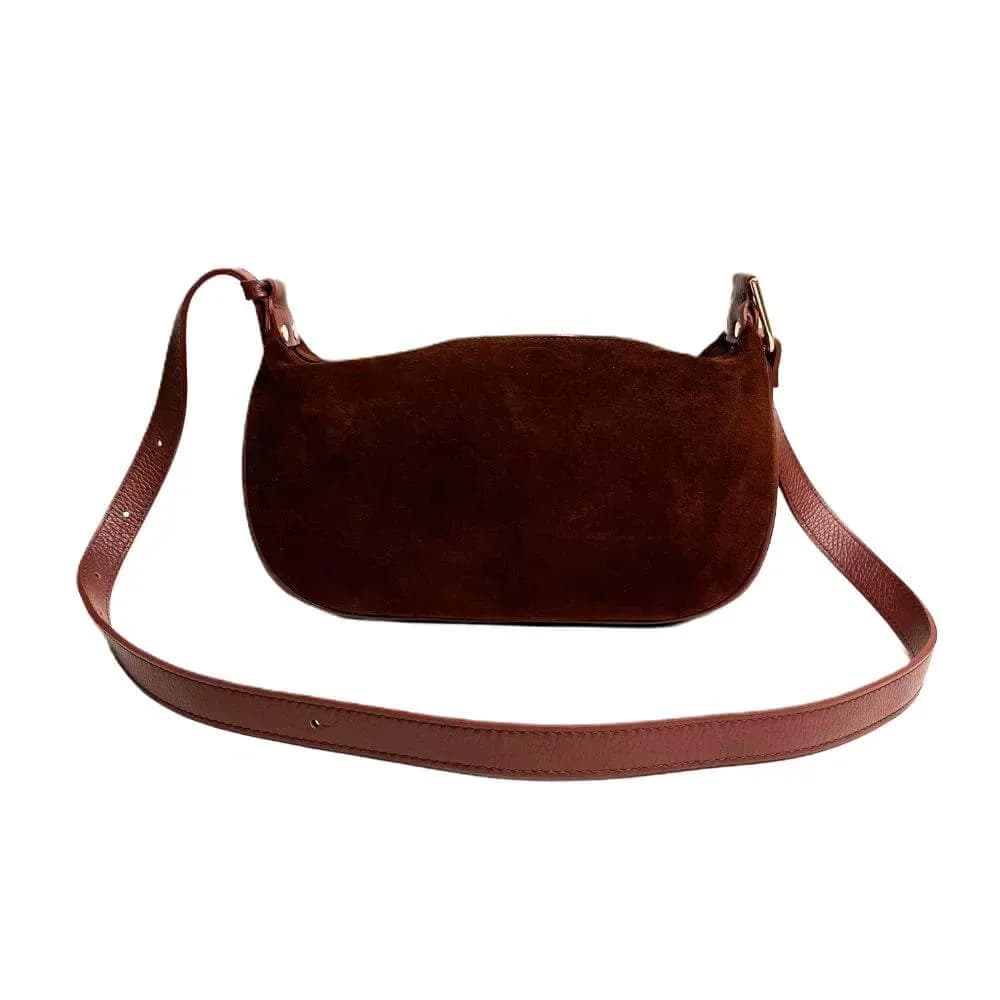 Kožená Italská kabelka Verona hnědá