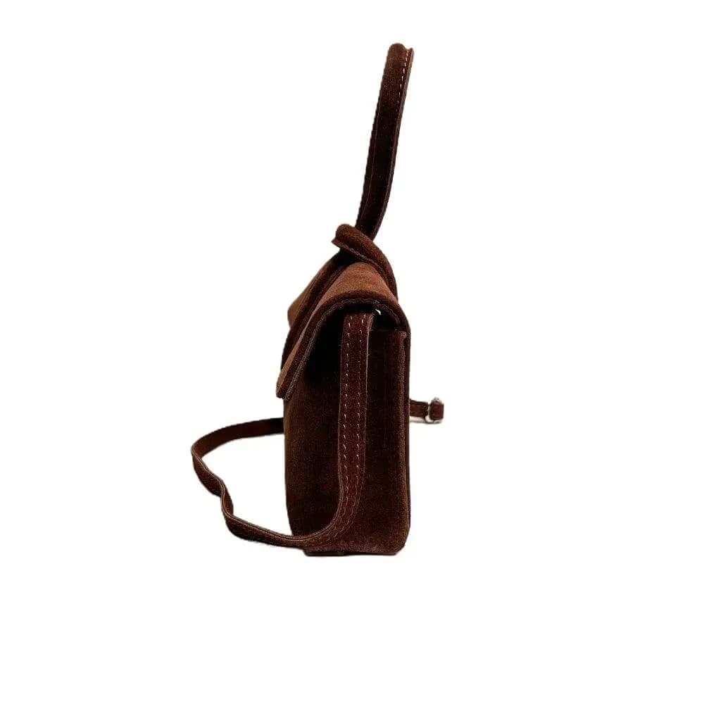 Kožená Italská kabelka Melora hnědá