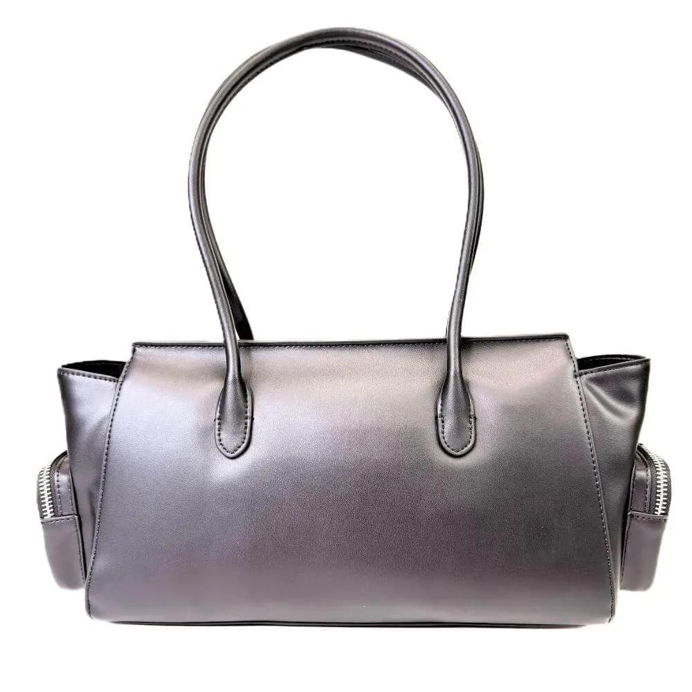 Kožená Italská kabelka Nuvo černá