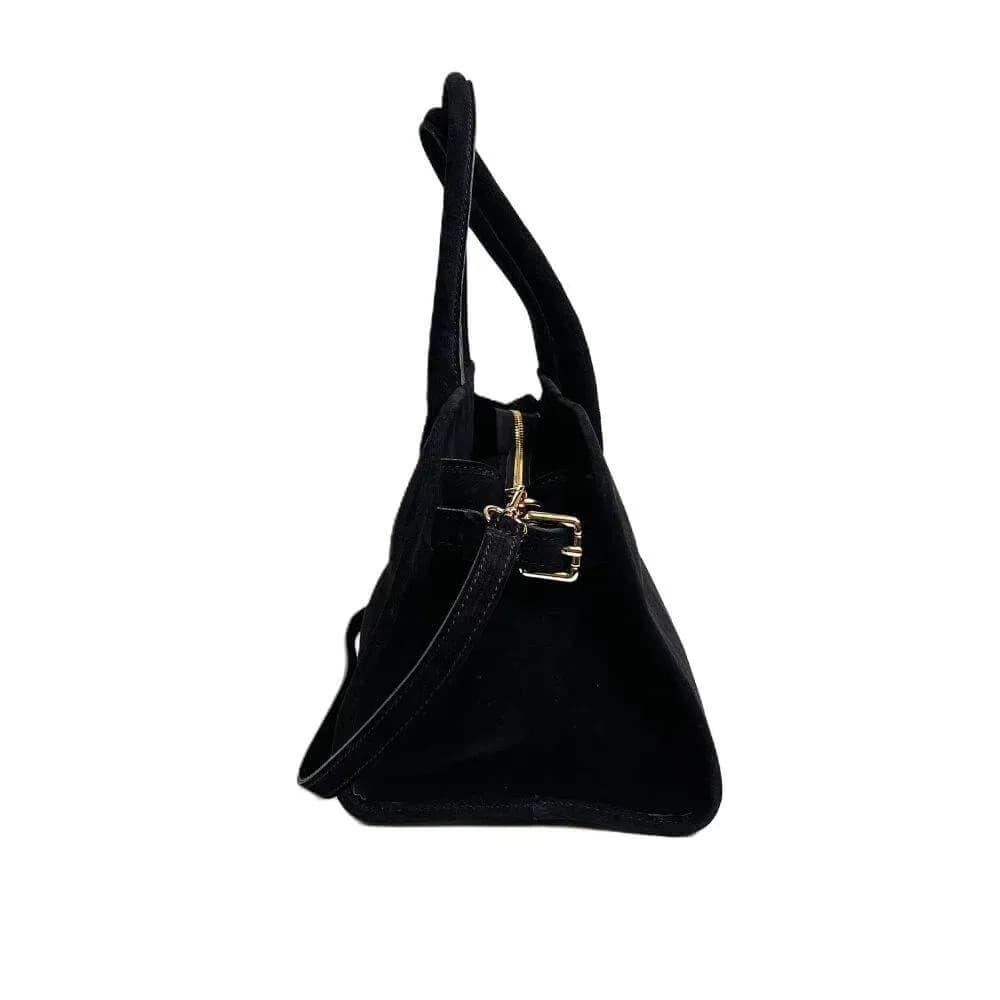 Kožená Italská kabelka Noreta černá