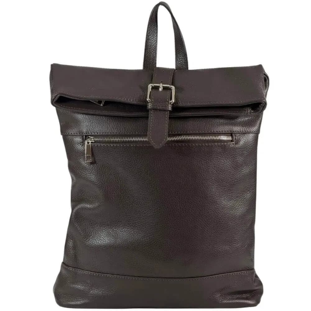 Kožený batoh Milano tmavě hnědý