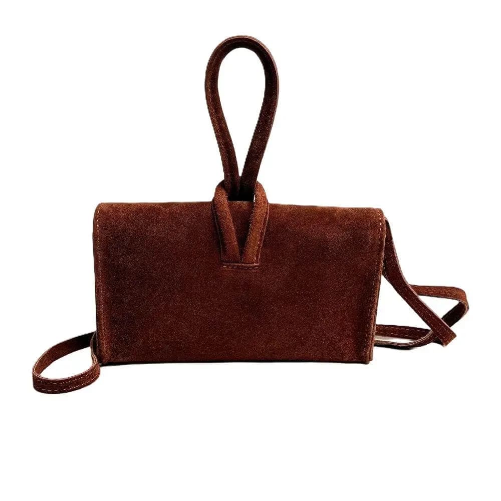 Kožená Italská kabelka Melora hnědá