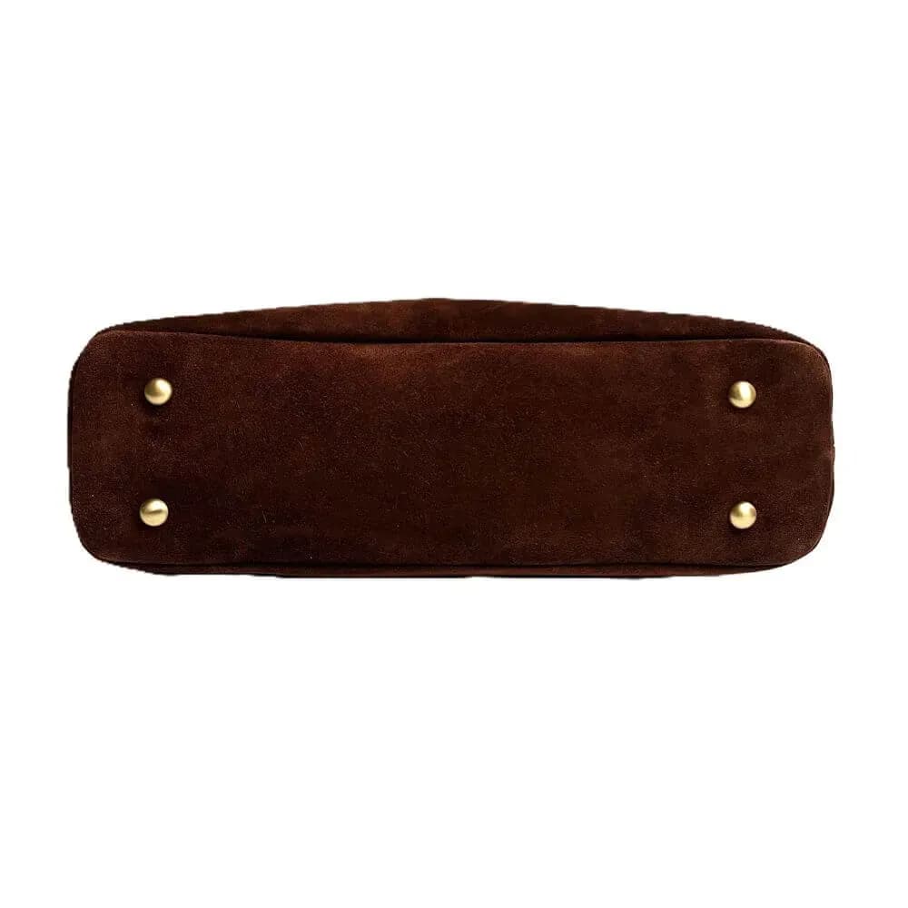 Kožená Italská kabelka Mila hnědá