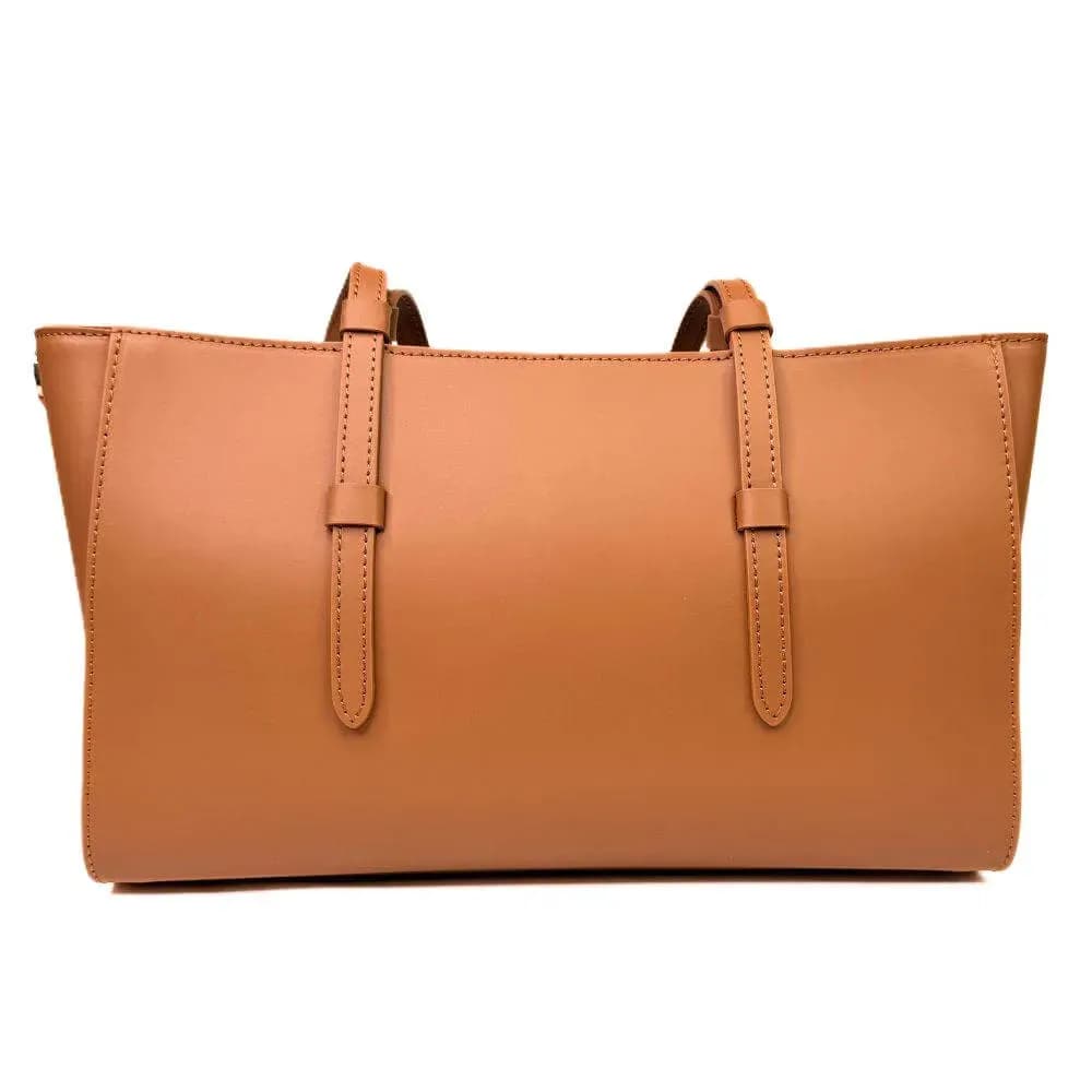 Kožená Italská kabelka Regina koňak